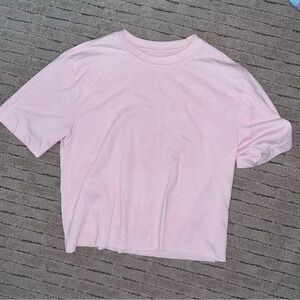 George light Pink bleach dye Women's Top